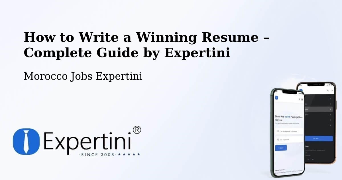 Resume Writing Guide for Job Seekers – Senada - Senada, Morocco Jobs Expertini